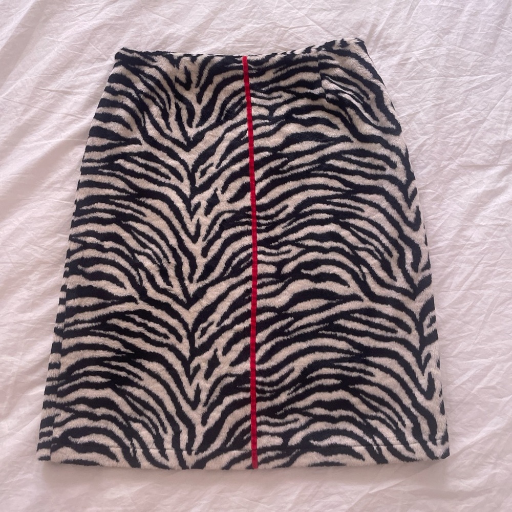 SOLD RARE Morgan De Toi two piece faux fur zebra set - Picture 5 of 6